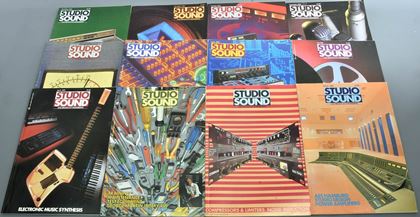 various-Studio Sound mags Jan 83 -  Dec 86